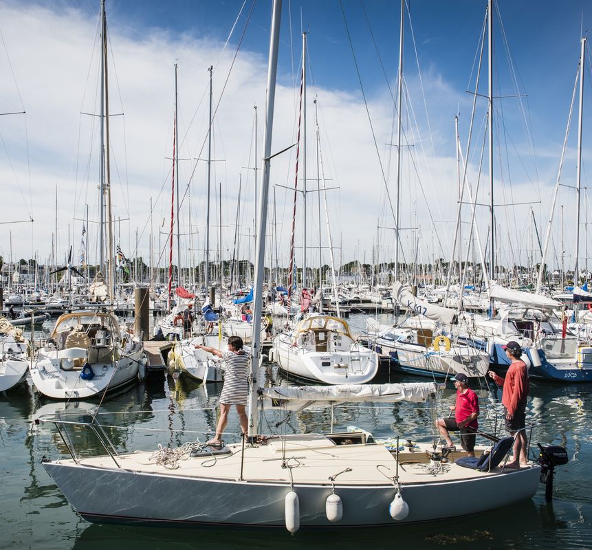 Mise à l'eau Port à sec - La Trinité sur Mer
