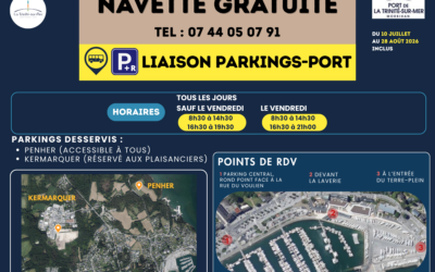 La Navette du port reprend du service du 10 Juillet au 28 Août !